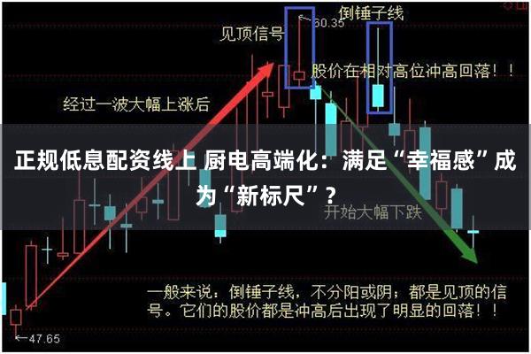正规低息配资线上 厨电高端化：满足“幸福感”成为“新标尺”？