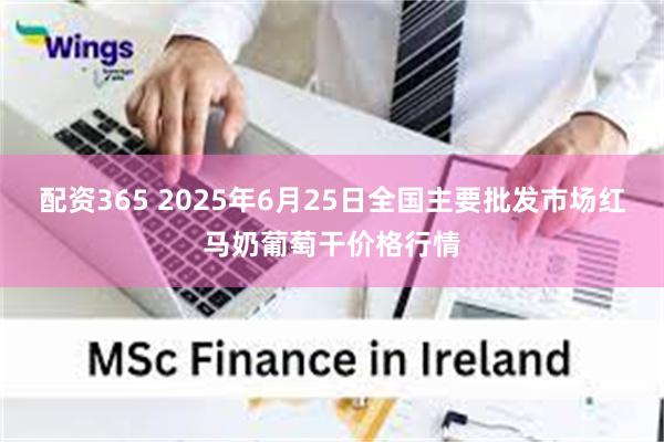 配资365 2025年6月25日全国主要批发市场红马奶葡萄干价格行情