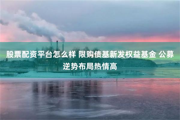 股票配资平台怎么样 限购债基新发权益基金 公募逆势布局热情高
